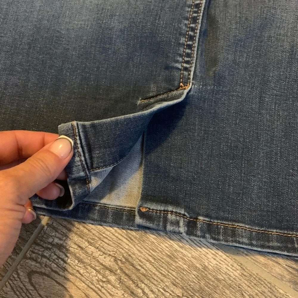 Talbots jean skirt